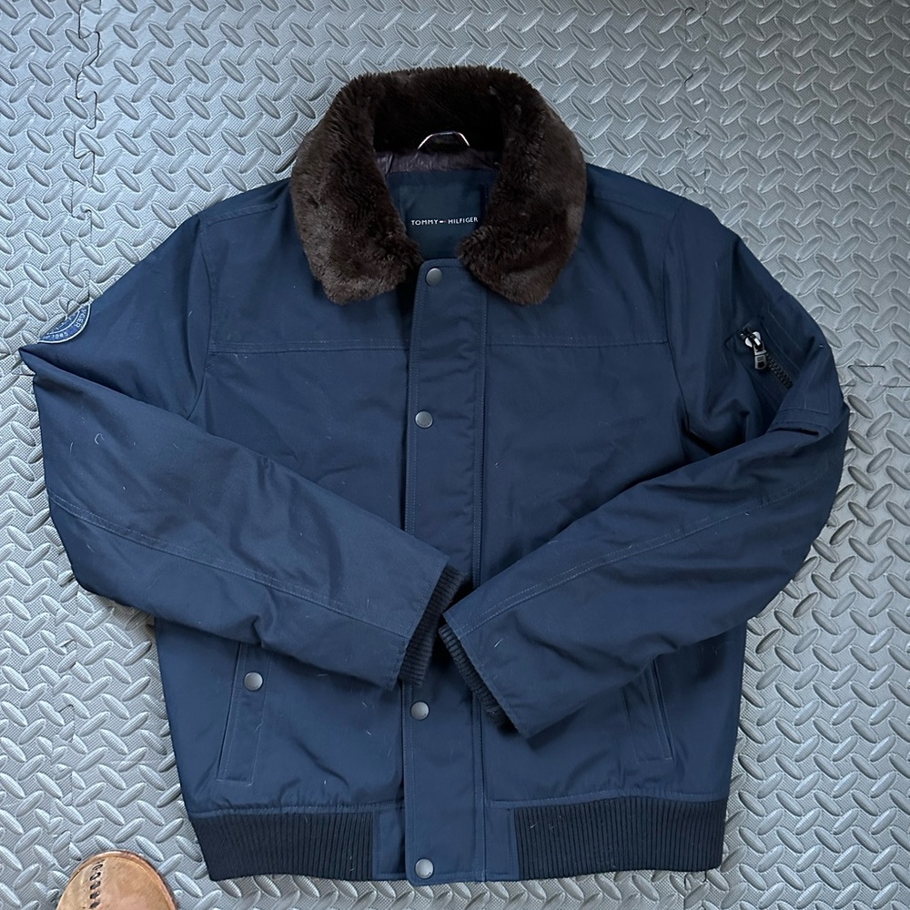 Tommy Hilfiger Flight Bomber Jacket sz. M - Picture 5 of 5